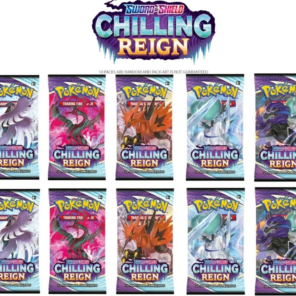 Chilling Reign Pokémon (x10) booster packs